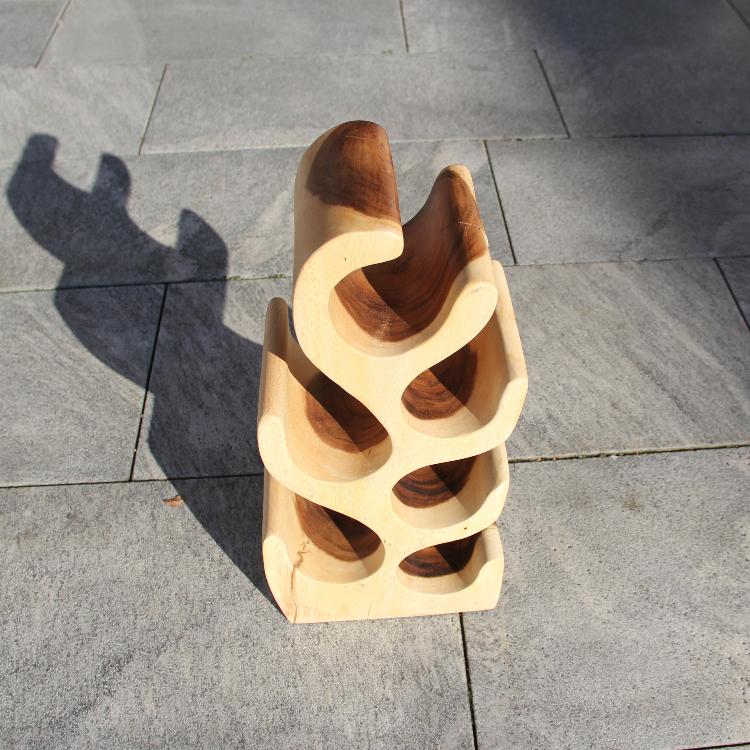 Weinregal Holz klein , Weingestell Holz, Weinständer klein, Weinhalter 290