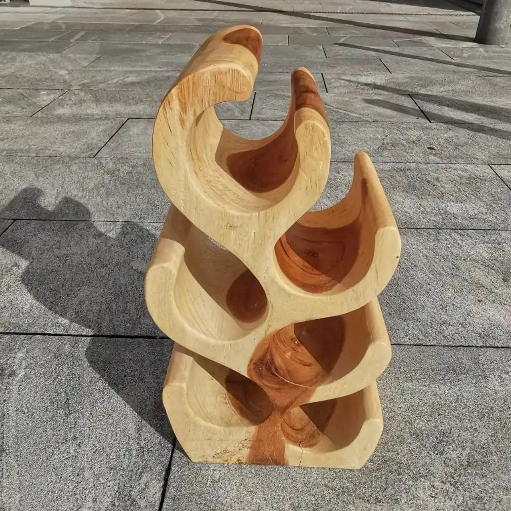 Weinregal Holz klein , Weingestell Holz, Weinständer klein, Weinhalter 294