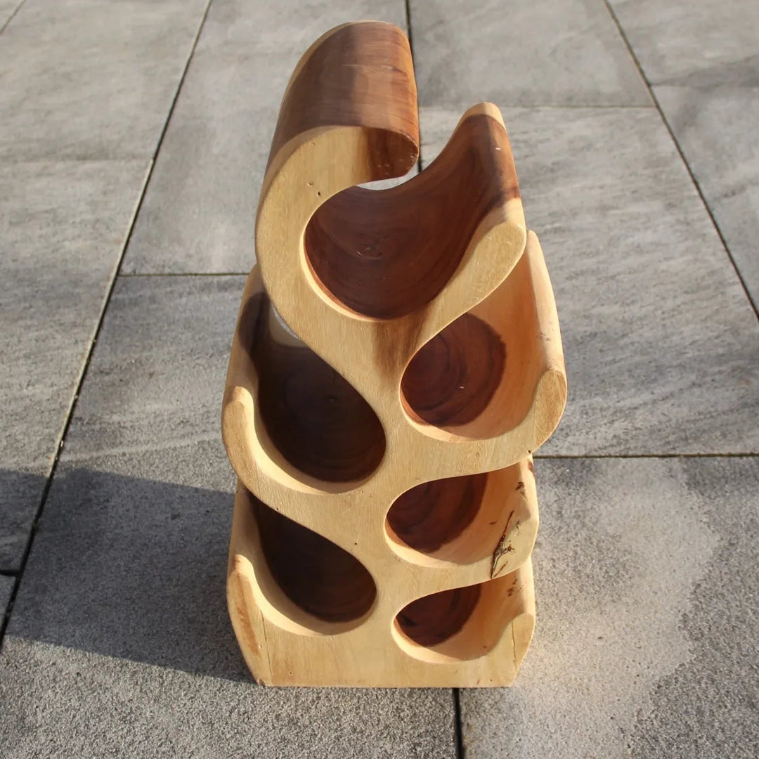 Weinregal Holz klein , Weingestell Holz, Weinständer klein, Weinhalter 295
