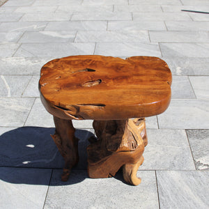 Wurzelholz Couchtisch kaufen 65 cm | Handgefertigtes Massivholz-Unikat