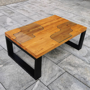 Salontisch Holz | Couchtisch rechteckig | asiatische Möbel 110cm